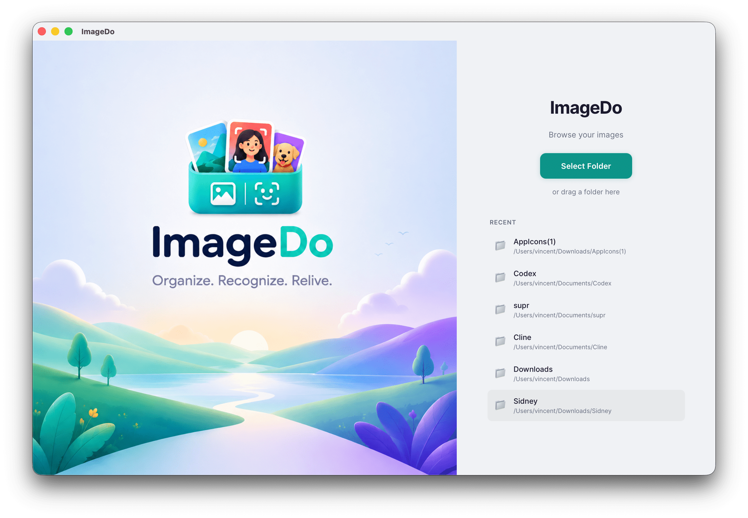 ImageDo photo grid browsing thousands of images in a folder