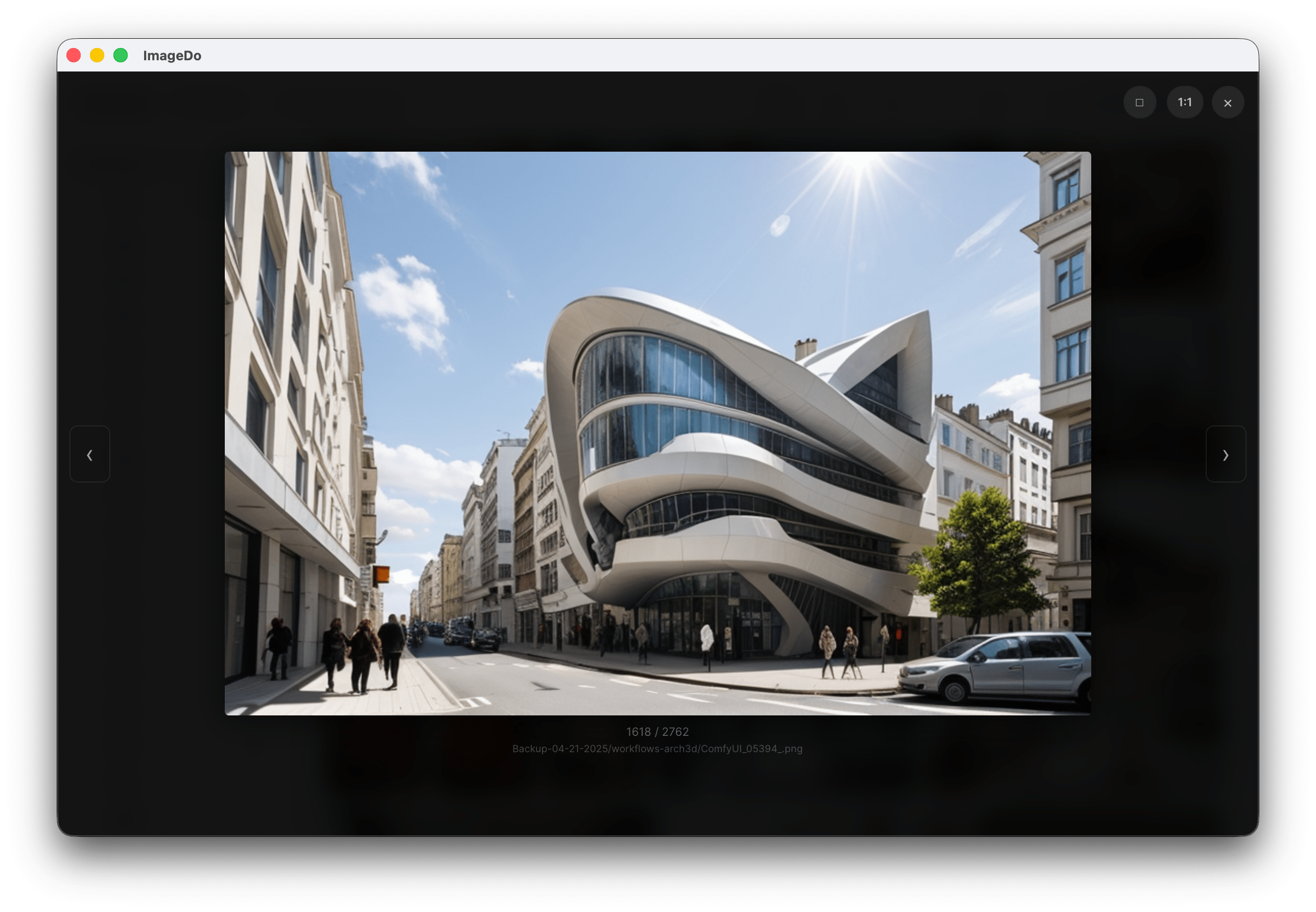 ImageDo timeline view filtering photos by date